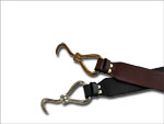 SOLE SURVIVOR 1 3/4" LEATHER HOOK BELT 